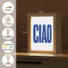 Ciao - Stippen - Roze - Wit Light Box met kabel (Tafellamp) klein -USP_NL