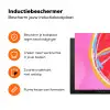 Grapefruit - Geschilderd - Roze - Strepen Inductie beschermer vinyl 3mm klein -zzzzzzz-td-ups