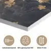Bloemen - Takken - Goud - Sierlijk PET vilt klein -closeup_NL