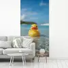 Tropisch - Badeend - geel fotobehang vinyl groot -woonkamer