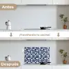 Abstract - Modern - Blauw keuken achterwand spatscherm klein 900 -voor_na_ES