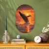 Walvis - Zon - Zee Wandcirkel Ovaal Forex klein -sfeer2