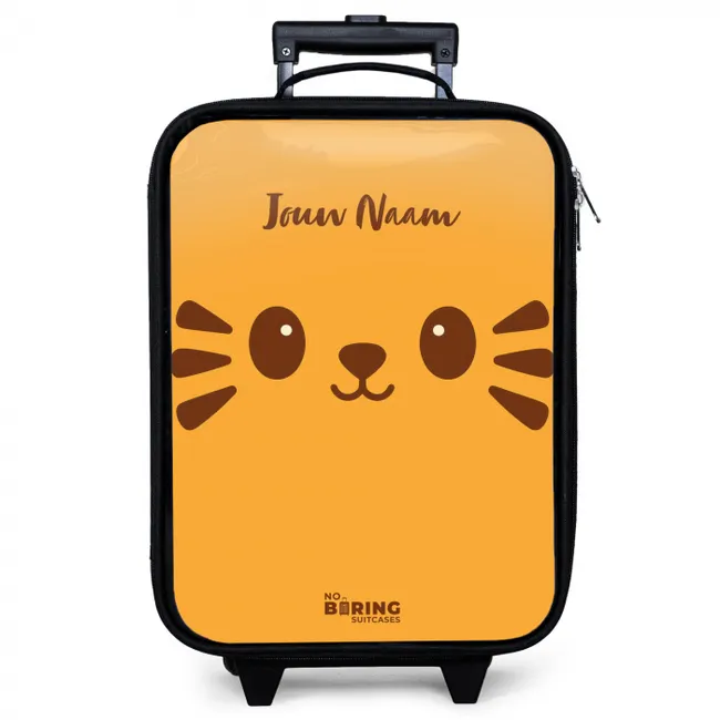 Kawai - Tijger - Oranje Kinderkoffer - Zwart klein -zzz_website3d