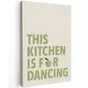 Quote - Appel - Illustratie Tuinposter op houten frame 2 cm dik klein -3d