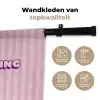 Paars - Strepen - You're doing great - Schaduw Wandkleed katoen klein -sfeer2