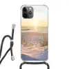 Strand - Zon - Duin - Gras - Zand - Horizon Hoesje iPhone 12 Pro met koord klein -3d