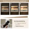Hart - Water - Zonsondergang - Natuur - Zen Light Box met batterij (Wandlamp) middel -USP_dimbaarNL