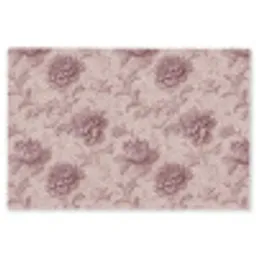 Reliëf - Pioenrozen - Roze Vloerkleed Rechthoek klein 1091 -3d