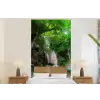 Jungle - Waterval - Planten - Water - Natuur fotobehang vinyl groot -bed