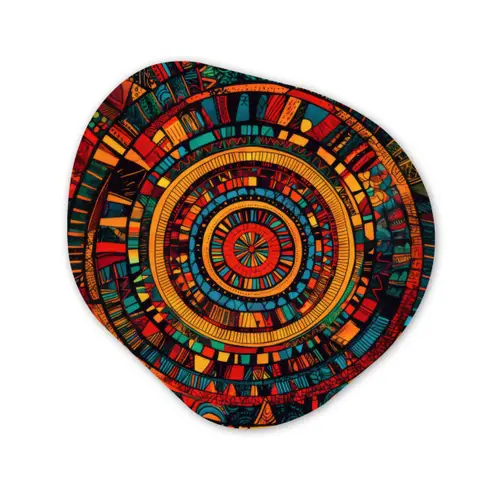Mandala - Cirkels - Patronen Wandcirkel Organisch Plexiglas middel -3d