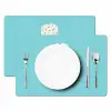 Ijsje - Stokje - Sprinkles - Lichtblauw Placemat vinyl groot -zzsfeer2_Kitchenyeah-website
