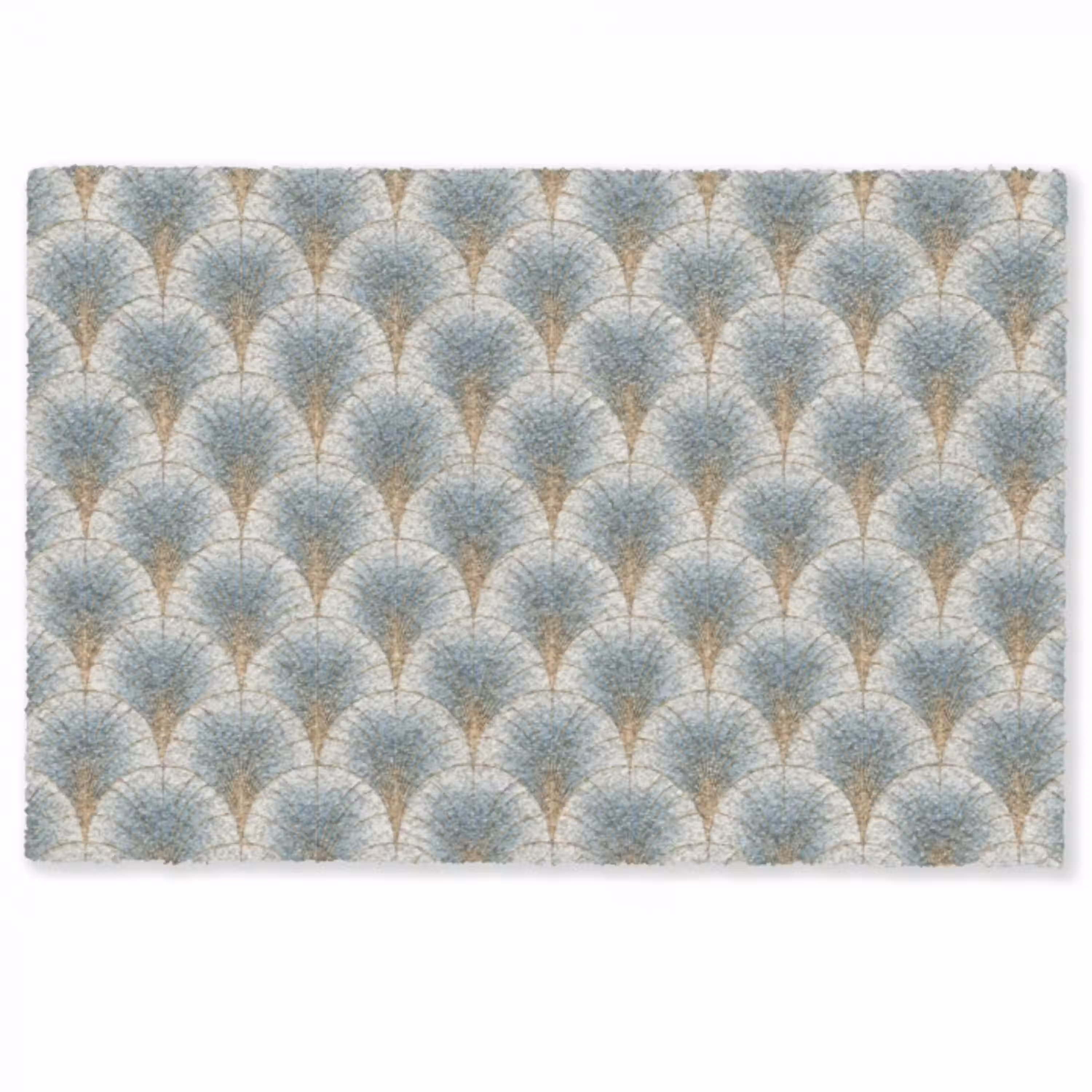 Waaier - Klassiek - Blauw Deurmat klein 898 -zkaufland3d