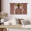 Abstract - Figuur - Illustratie - Hoed Wandkleed katoen middel -sfeer1