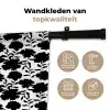Bloemen -  Patroon - Decoratief Wandkleed katoen klein 269 -sfeer2