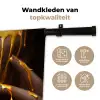 Goud - Vrouw - Verf - Lippen - Luxe Wandkleed katoen klein -sfeer2