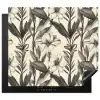 Klassiek - Botanisch - Zwart - Beige Inductie beschermer vinyl 3mm middel 274 -3d