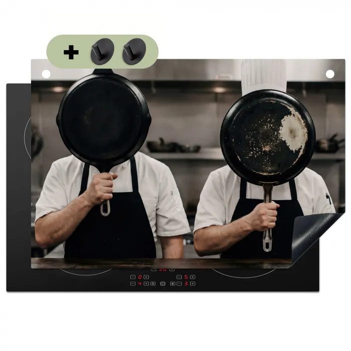 Koks - Koekenpannen - Keuken Inductie beschemer met haakjes klein -3d