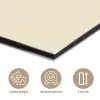 Minimalistisch - Waterijsje - Stokje - Beige aluminium wit klein -closeup_NL