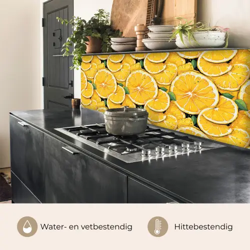 Grafisch - Citroenschijven - Blaadjes keuken achterwand 2 middel 871 -usp_NL