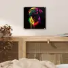 Puck - Hond - Verf - Kleuren plexiglas 5mm klein -sfeer4