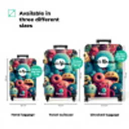 Monster Menigte NBS - Handbagage koffer - Kinderen Unisex middel zzzzzzVergelijking_3EN