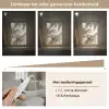Gebouw - Palmbomen - Beige - Zon Light Box met kabel (Tafellamp) klein -USP_dimbaarNL
