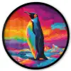 Ijsschots - Pinguïn - Abstract - Lucht Fotolijst rond zonder passe partout klein -3d