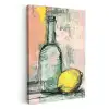 Stilleven met Citroen KitchenYeah - Keuken - Canvas klein -3d