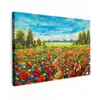 Schilderij - Olieverf - Bloemen  - Natuur canvas 2cm klein -z3d