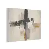 Penseelstreken - Ruw - Abstract - Beige PET vilt klein -3d