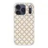 Patroon - Symmetrisch - Beige Telefoonhoesje iPhone 17 Pro klein 878 -3d