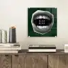 Mond - Groen - Illustratie - BLAH BLAH plexiglas 5mm klein -sfeer1