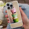 Cupcakes - Gestapeld - Kleurrijk - Fruit Hoesje iPhone 16 Pro Max met koord klein -sfeer3