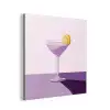 Cocktail - Paars - Minimalistisch - Citroen aluminium wit klein -3d
