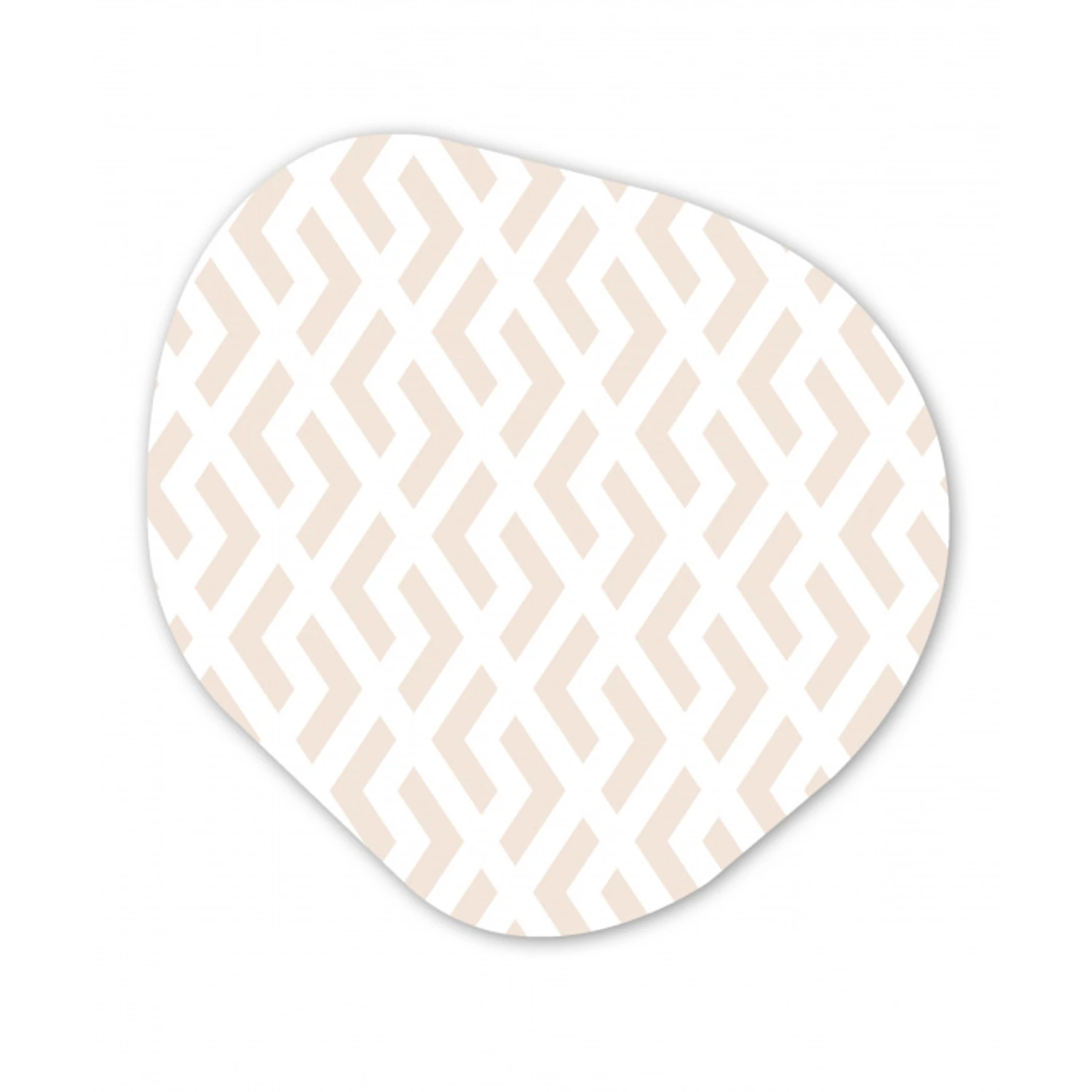 Abstract - Patronen - Design - Lijn Wandcirkel Organisch Forex 3mm klein 629 -3d