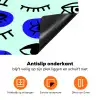 Patroon - Oog - Mint - Blauw Inductie beschermer vinyl 3mm klein 276 -zzzzzzz-td-onderkant
