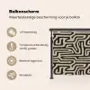 Grafisch - Lijnen - Zwart Balkonbeschermer Duitsland klein 596 -specs_NL