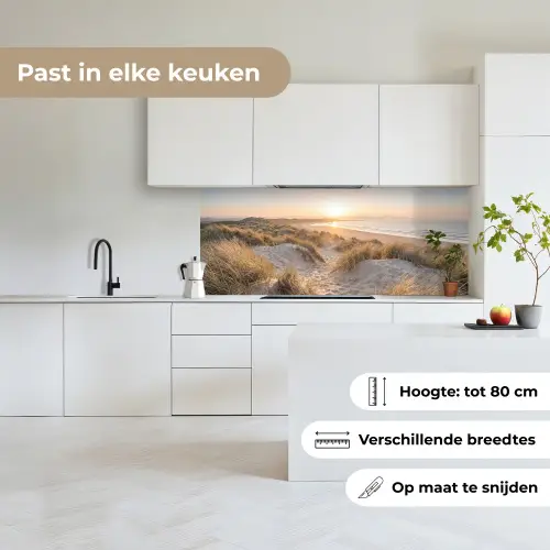 Duinen - Strand - Zee keuken achterwand 2 middel -sfeer4_NL