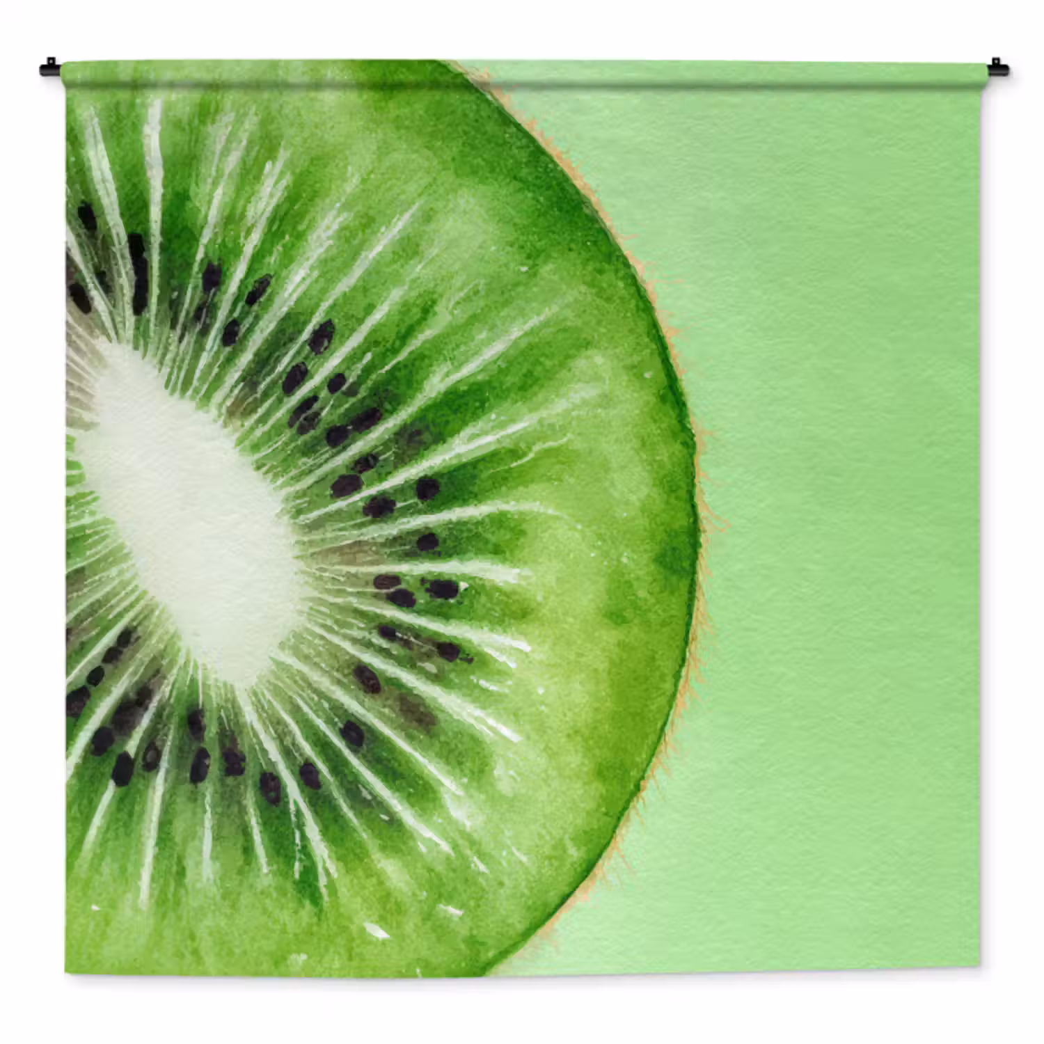Wandkleed - Kiwi - Groen - Fris