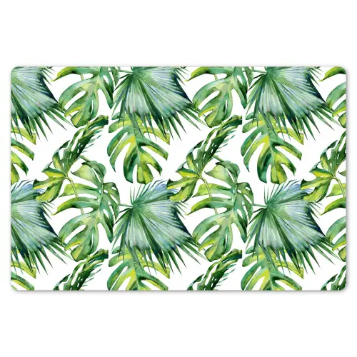 Bohemian - Bladeren - Bloemen - Tropisch Placemat vinyl groot -zzsfeer1_Kitchenyeah-website