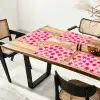 Bloemen - Patroon - Roze Placemat vinyl groot -zzsfeer4_Kitchenyeah-website