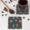 Illustratie - Kerst - Symbolen - Blauw onderzetter kurk middel 366 -sfeer2