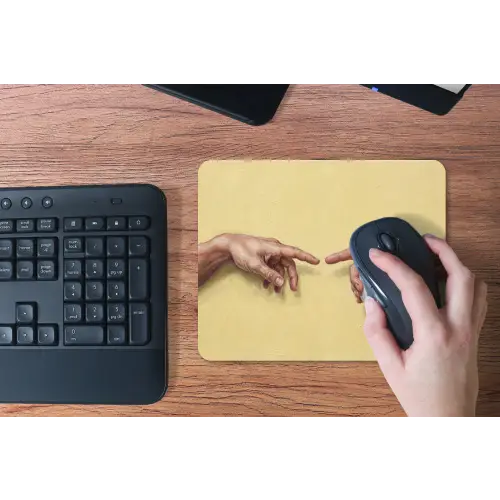 Klassiek - Kunst - Humor muismat rubber klein -toetsenbord