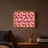 Modern - Abstract - Rood Light Box met batterij (Wandlamp) middel 907 -sfeer4
