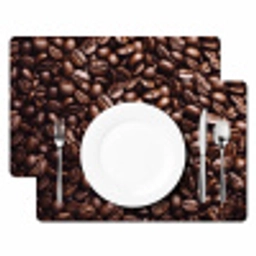 Bonen - Close-up - Donkerbruin Placemat vinyl groot -zzsfeer2_Kitchenyeah-website