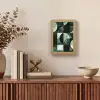 Abstract - Groen - Vormen Light Box met kabel (Tafellamp) klein -sfeer2