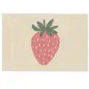 Aardbei - Minimalistisch - Rood - Fruit Deurmat klein -zkaufland3d