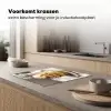 Pannenkoeken - Banaan - Siroop - Wit - Beige Inductie beschermer vinyl 3mm middel -sfeer1