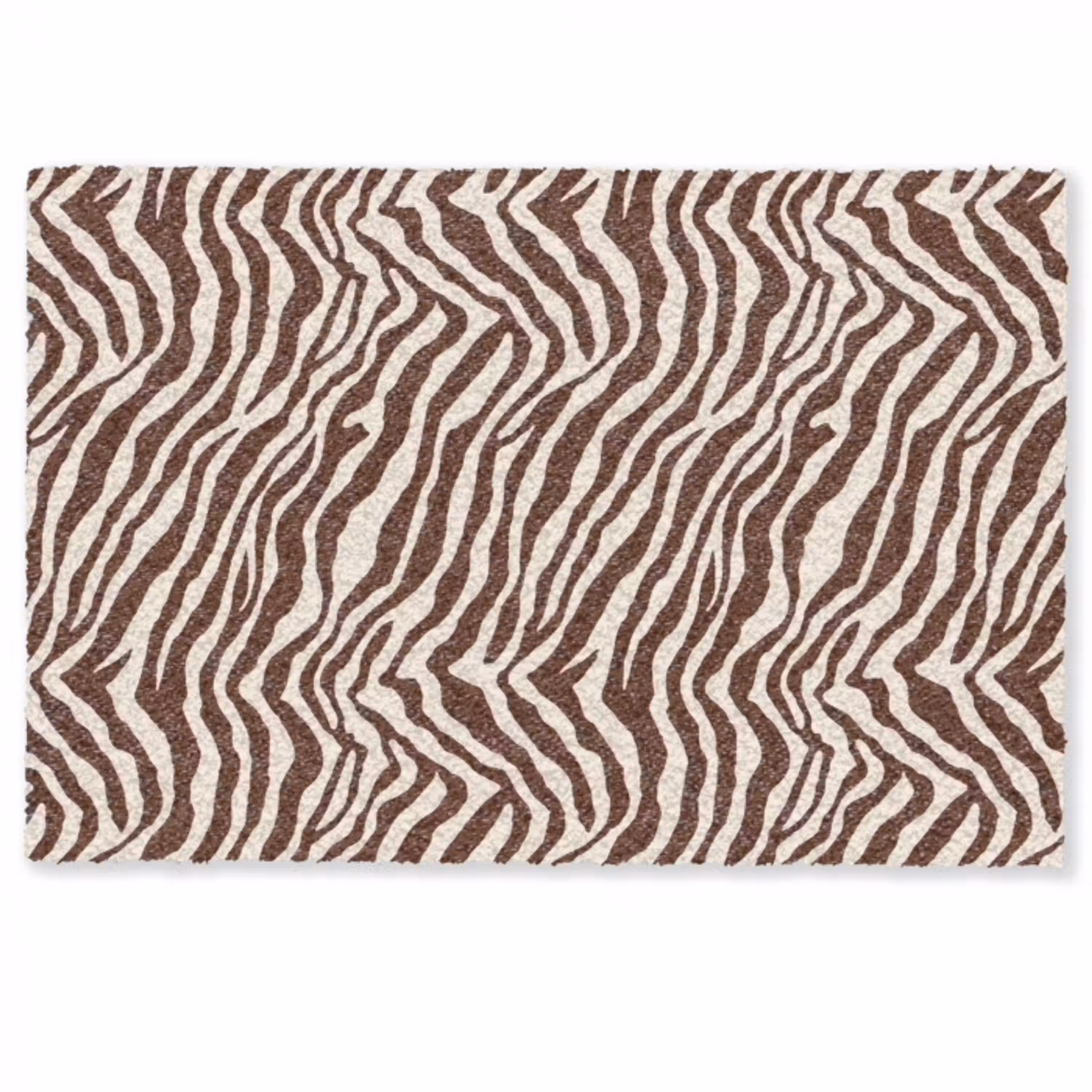 Zebra - Patroon - Zwart - Wit Deurmat klein 898 -zkaufland3d