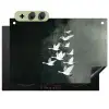 Vogel - Japandi - Groen Inductie beschemer met haakjes klein -3d